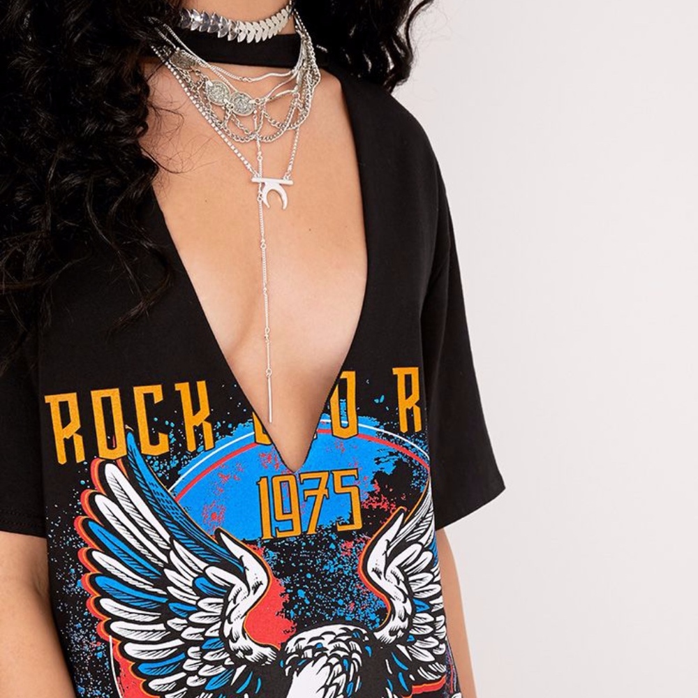 Pretty Little Thing | Rock & Riot Shirt Dress | 6